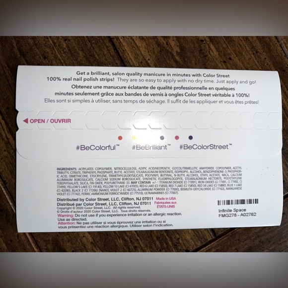 Color Street Nail Polish Strips - Infinite Space - Picture 5 of 6